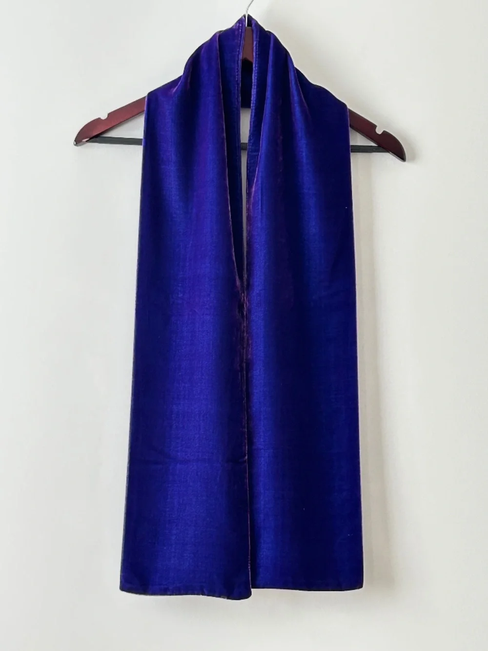 Purple Velvet Scarf